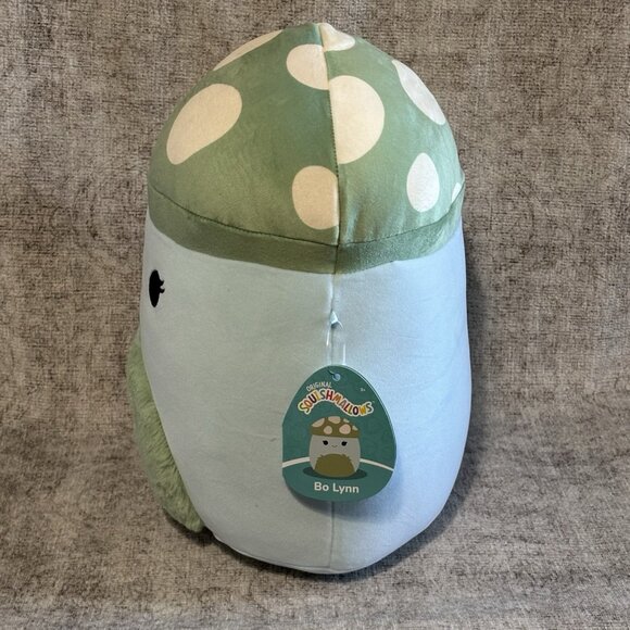12 Inch Squishmallow Bo Lynn Mushroom Plush Blue Green New With Tags - Picture 2 of 6